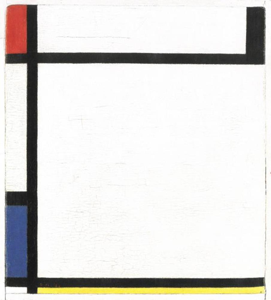 Reproduction du tableau « Tableau n° XI - Piet Mondrian » par Alpha Reproduction en peinture à l’huile