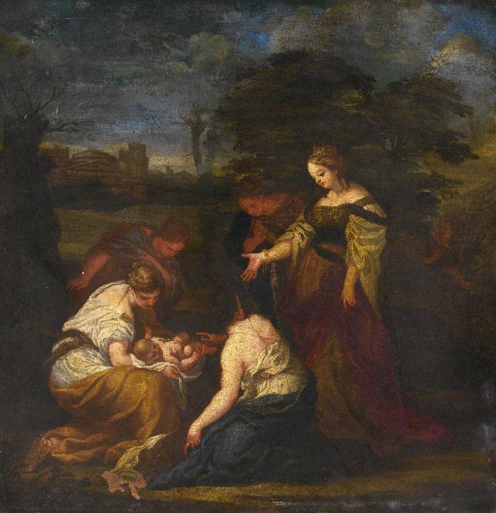 La découverte de Moïse dans les joncs - Pietro da Cortona - Alpha Reproduction