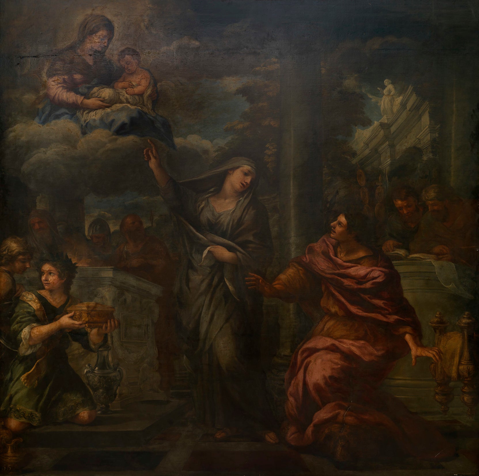 Auguste et la Sibylle Tiburtine - Pietro da Cortona - Alpha Reproduction