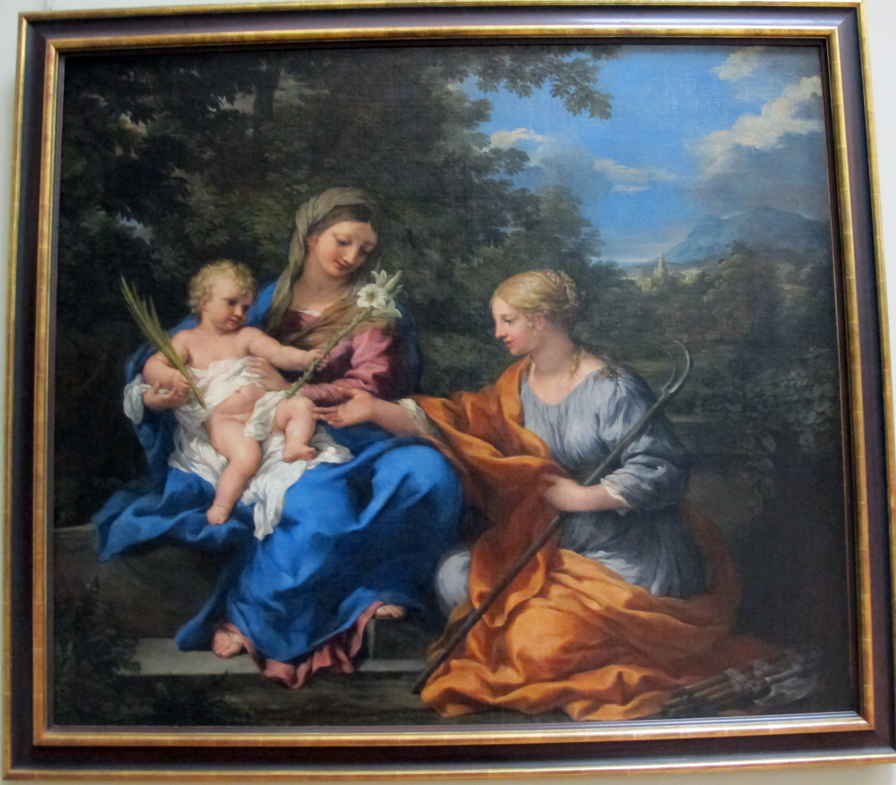 La Vierge et l’Enfant avec sainte Martine - Pietro da Cortona - Alpha Reproduction