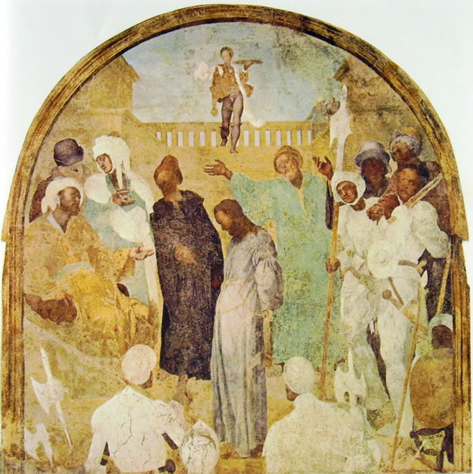 Le Christ devant Pilate - Pontormo