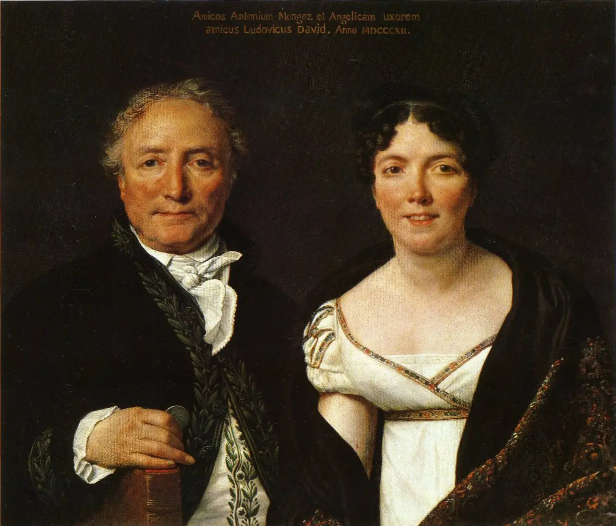 Reproduction du tableau « Monsieur et Madame Mongez - Jacques-Louis David » par Alpha Reproduction en peinture à l’huile
