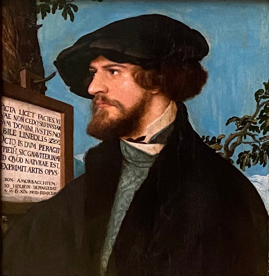 Portrait of Bonifacius Amerbach - Hans Holbein le Jeune