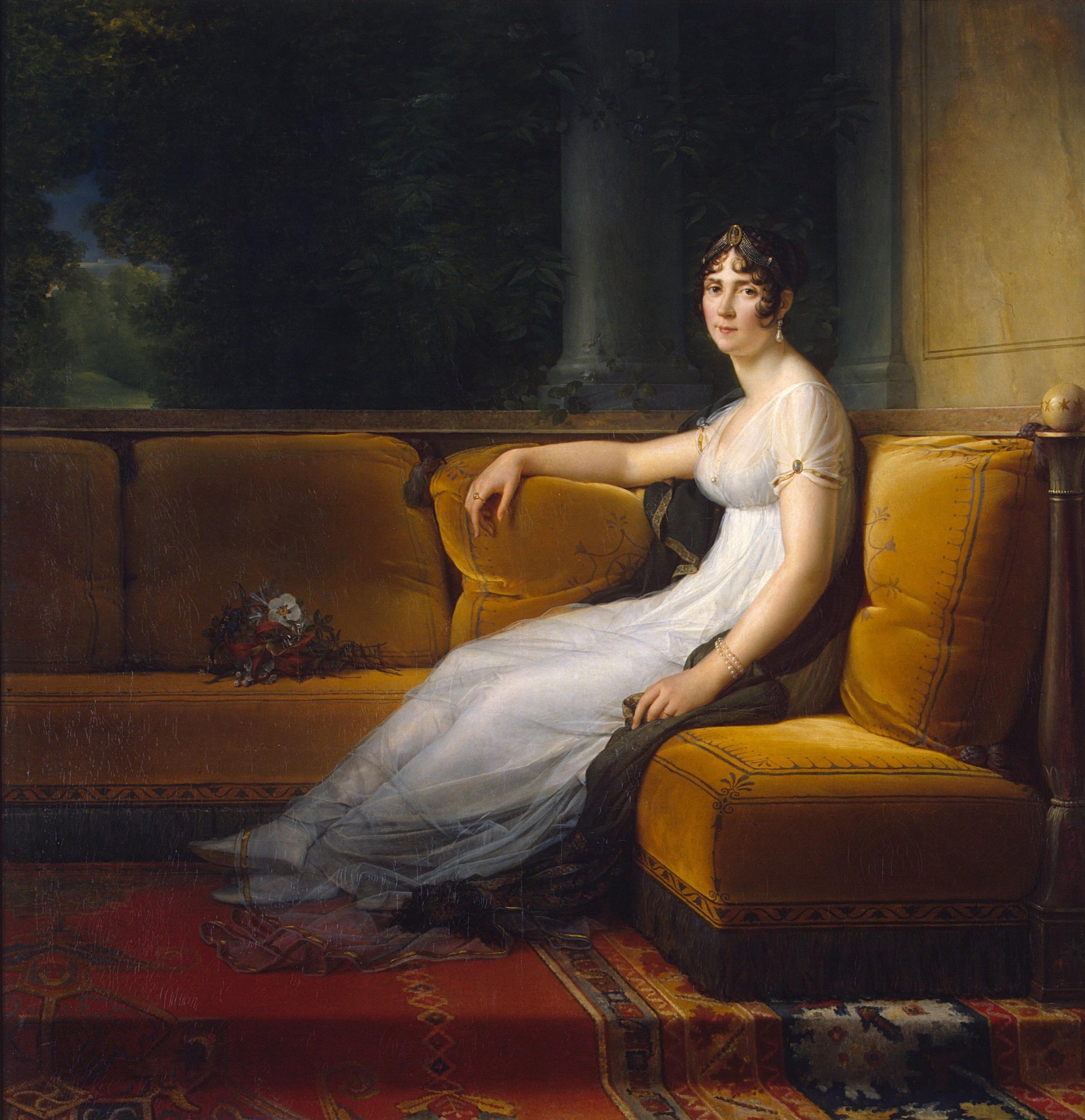Madame Bonaparte dans son salon de Malmaison - François Gérard