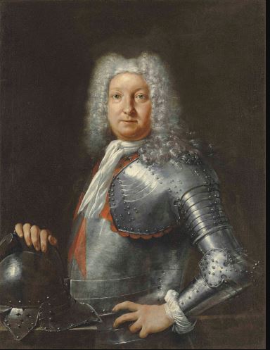Portrait d'un chevalier de l'ordre de Saint-Étienne, buste - Giuseppe Maria Crespi image 1 reproduction réalisée par Alpha Reproduction