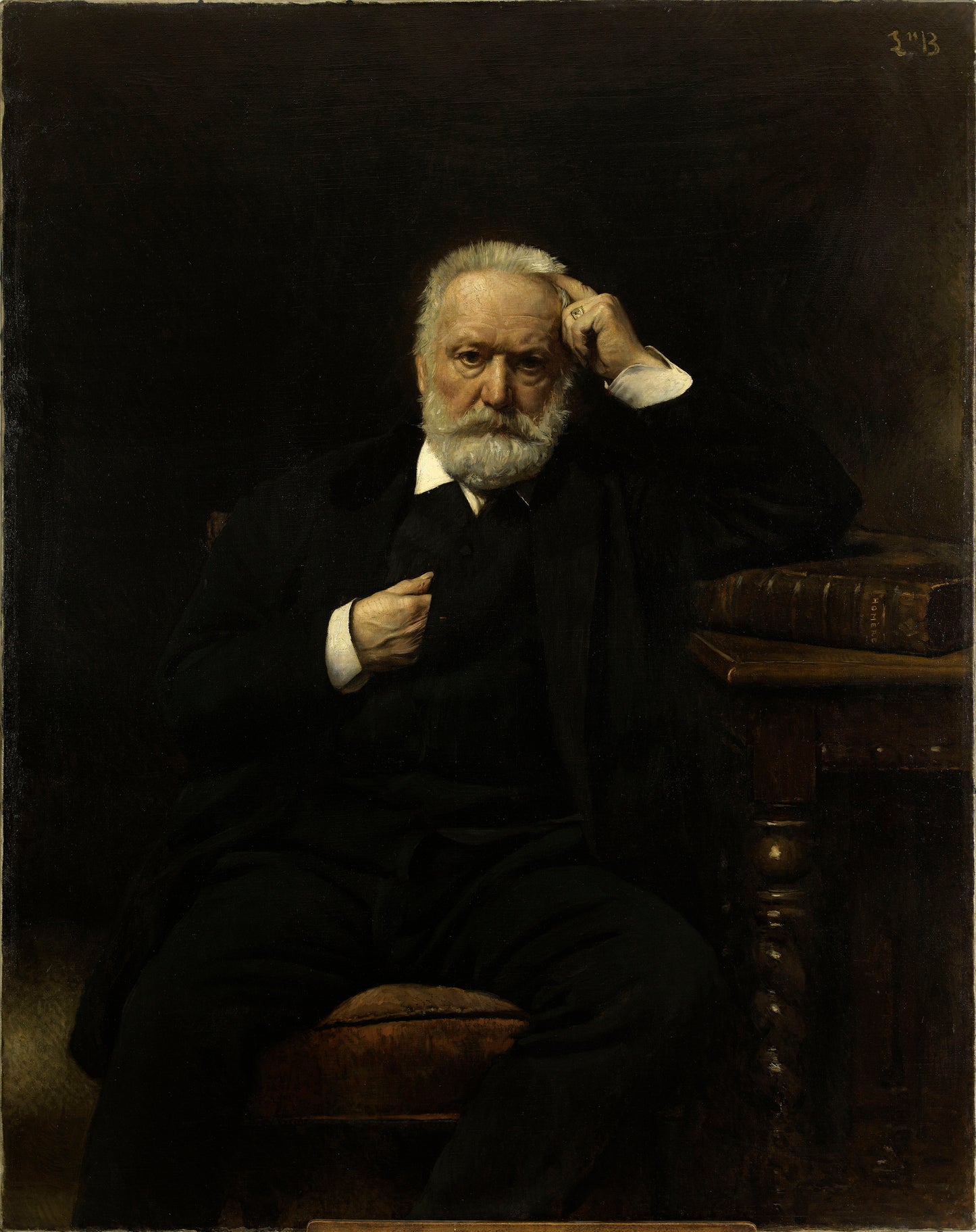 レオン・ボナによる1879年のヴィクトル・ユーゴーの肖像