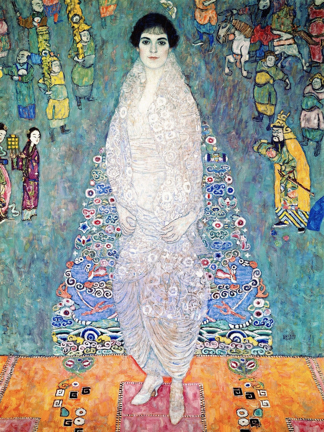 👑🎨 バロネス・エリザベス・バッホフェン＝エヒトの肖像 – グスタフ・クリムト (1914–1916)