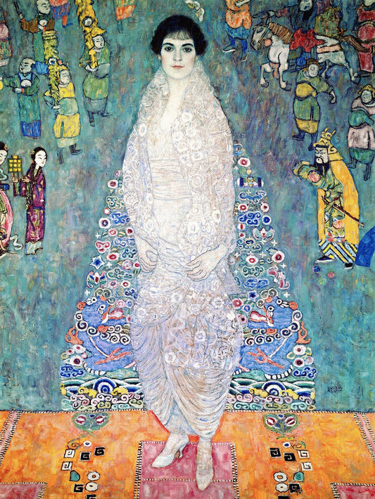 👑🎨 バロネス・エリザベス・バッホフェン＝エヒトの肖像 – グスタフ・クリムト (1914–1916)