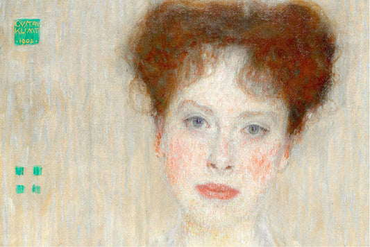 🎨 ゲルトルート・レーヴの肖像（詳細） – グスタフ・クリムト（約1902年）