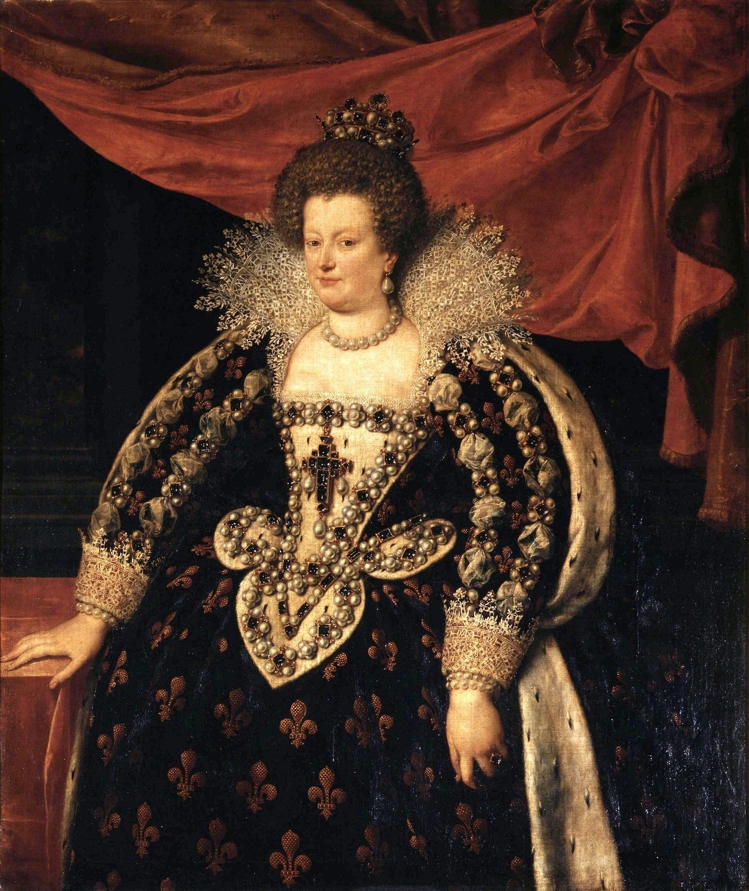 Portrait de Marie de Médicis - Frans Pourbus the Younger