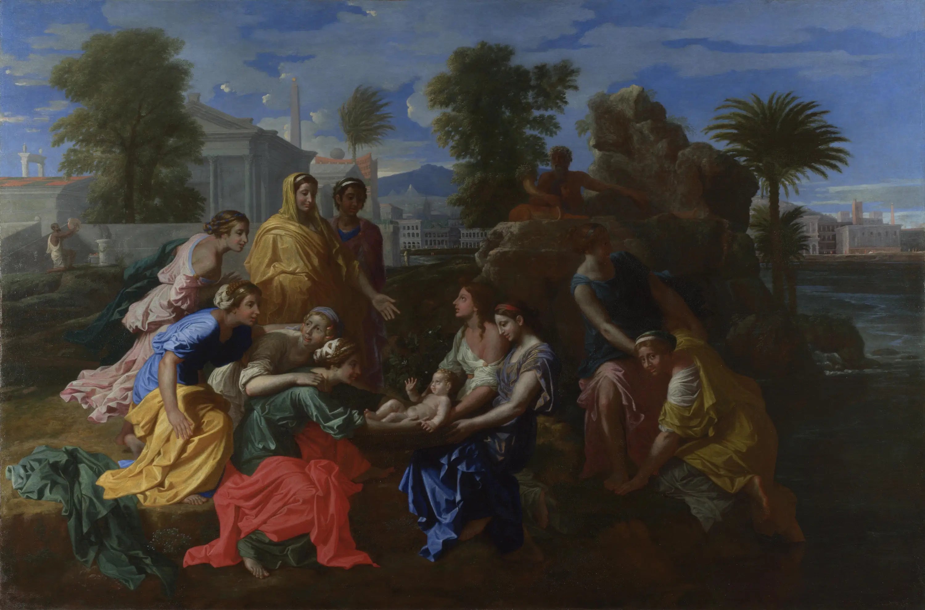 Moïse sauvé des eaux - Nicolas Poussin - Alpha Reproduction
