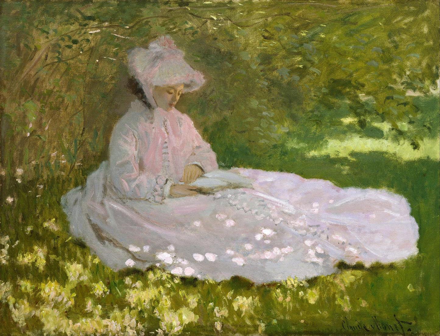 🎨 春 – クロード・モネ, 1872年