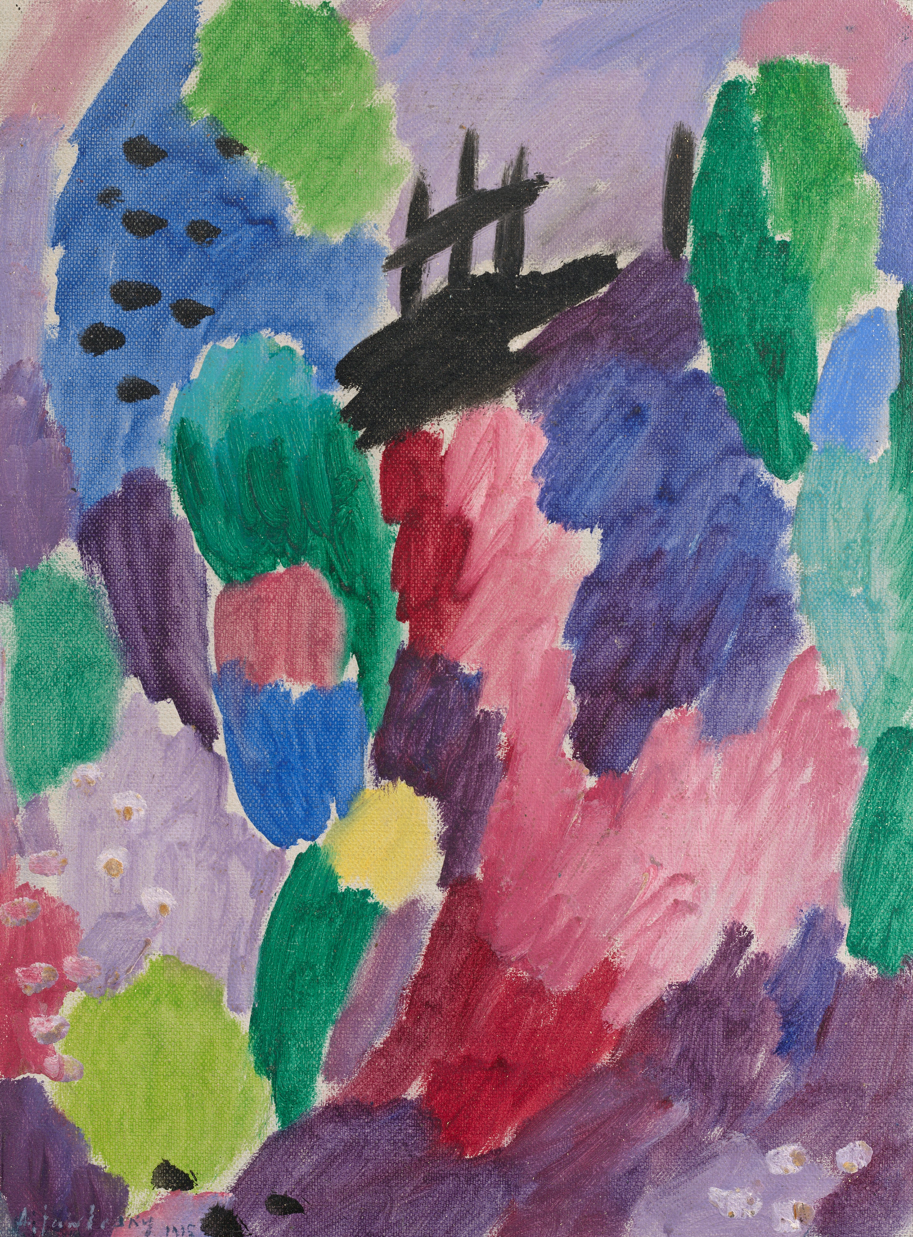 Chemin Rouge, St. Prex - Alexej von Jawlensky