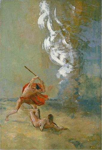 Caïn et Abel - Odilon Redon