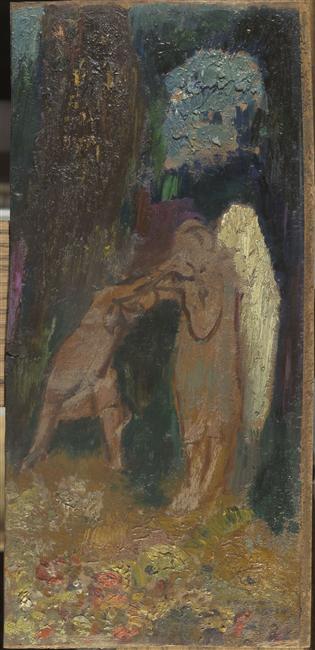 Lutte de Jacob avec l'Ange - Odilon Redon
