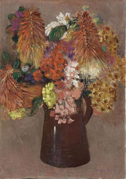 Bouquet de fleurs - Odilon Redon