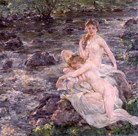 Les baigneurs - Robert Lewis Reid