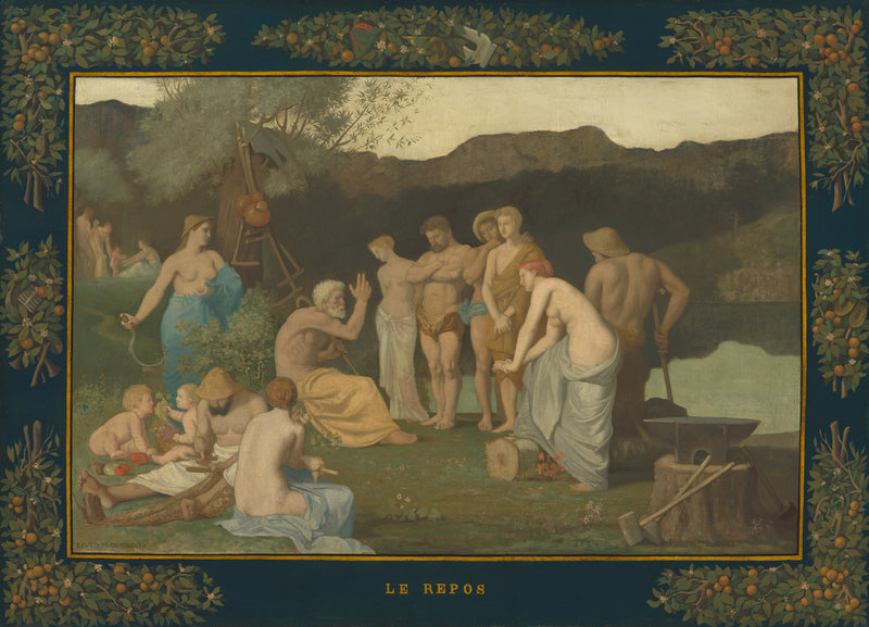 Repos - Pierre Puvis de Chavannes