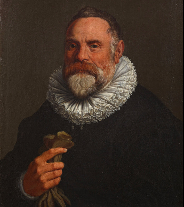 Portrait d'Ulisse Aldrovandi - Agostino Carracci