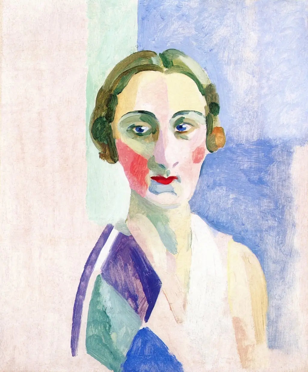 Reproduction du tableau « Étude pour le portrait de Madame Heim - Robert Delaunay » par Alpha Reproduction en peinture à l’huile