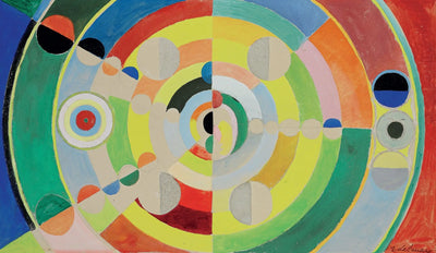 Reproduction du tableau « Disques en relief - Robert Delaunay » par Alpha Reproduction en peinture à l’huile