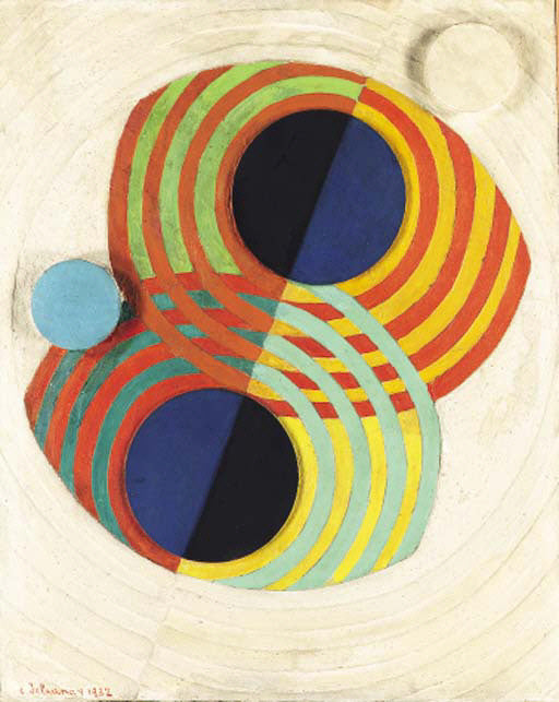 Reproduction du tableau « Relief, Rythmes - Robert Delaunay » par Alpha Reproduction en peinture à l’huile