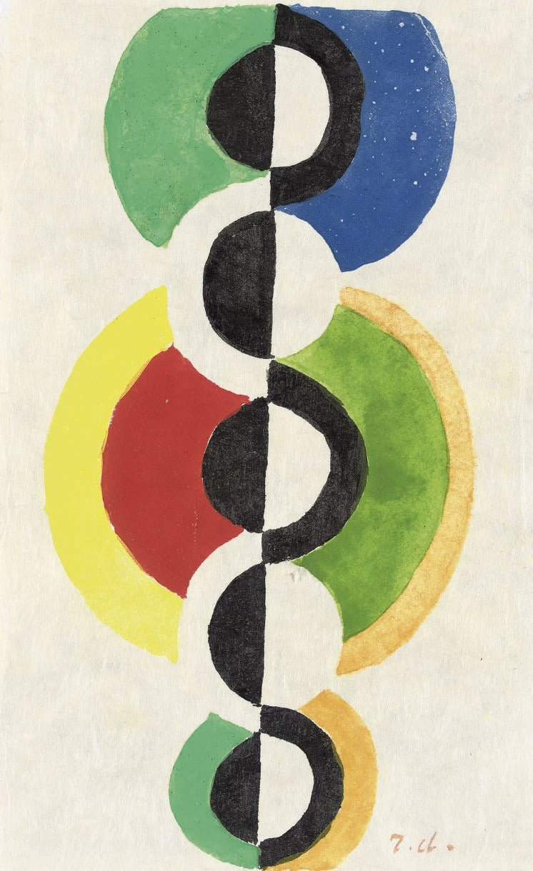 Reproduction du tableau « Rythme - Robert Delaunay » par Alpha Reproduction en peinture à l’huile