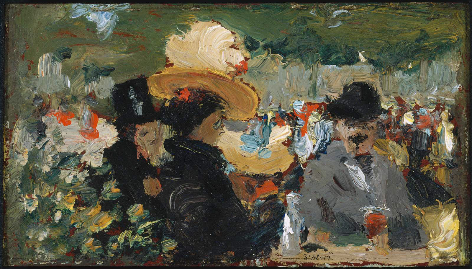 Café Bleu, Saint-Cloud - Robert Henri
