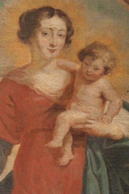 Vierge à l'Enfant (retable de Saint-Roch) - Peter Paul Rubens