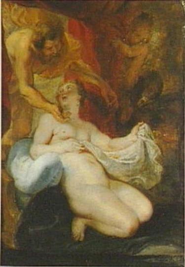 Danaé recevant Jupiter sous les traits d'une pluie d'or (Ovide, Métamorphoses 4:611) - Peter Paul Rubens
