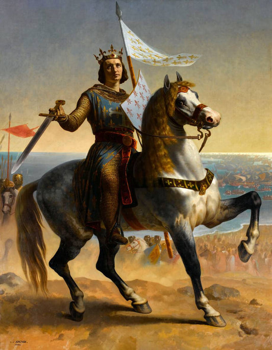 Saint Louis (Louis IX), roi de France – Émile Signol