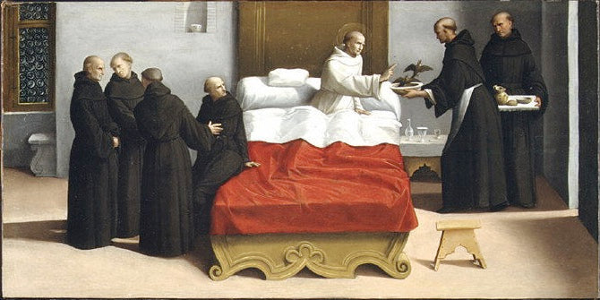 Saint Nicolas de Tolentino faisant revivre les oiseaux - Benvenuto Tisi