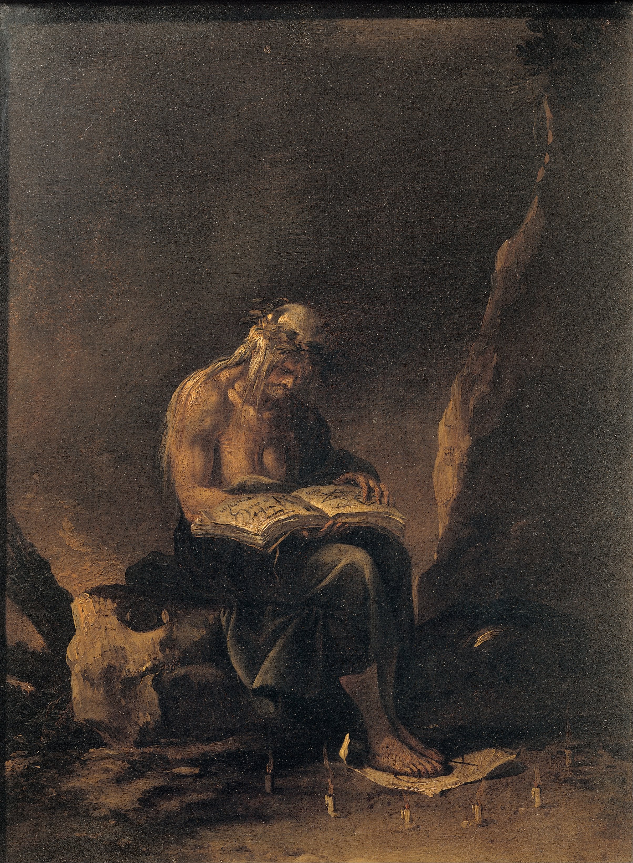Une sorcière - Salvator Rosa