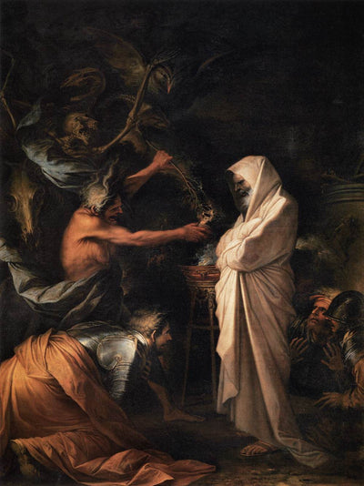 L'Ombre de Samuel apparaissant à Saül chez la pythonisse d'Endor - Salvator Rosa