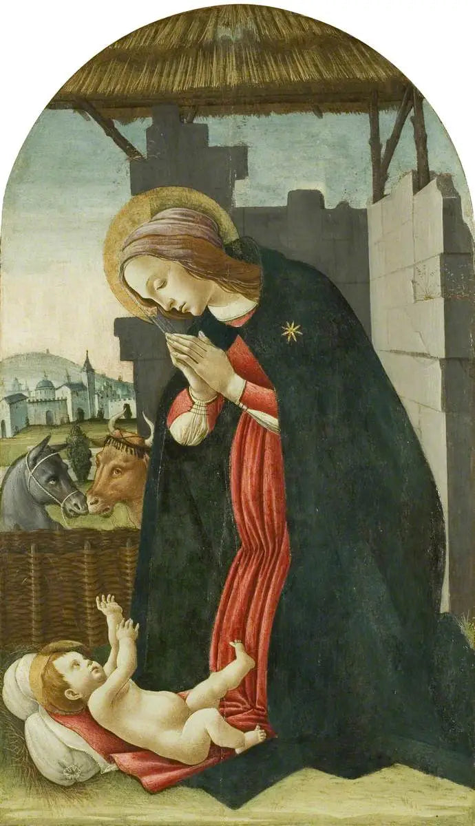 La Vierge adorant l’Enfant Jésus - Sandro Botticelli - Alpha Reproduction