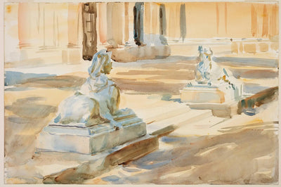 Reproduction du tableau « La Terrasse de La Granja - John Singer Sargent » par Alpha Reproduction en peinture à l’huile