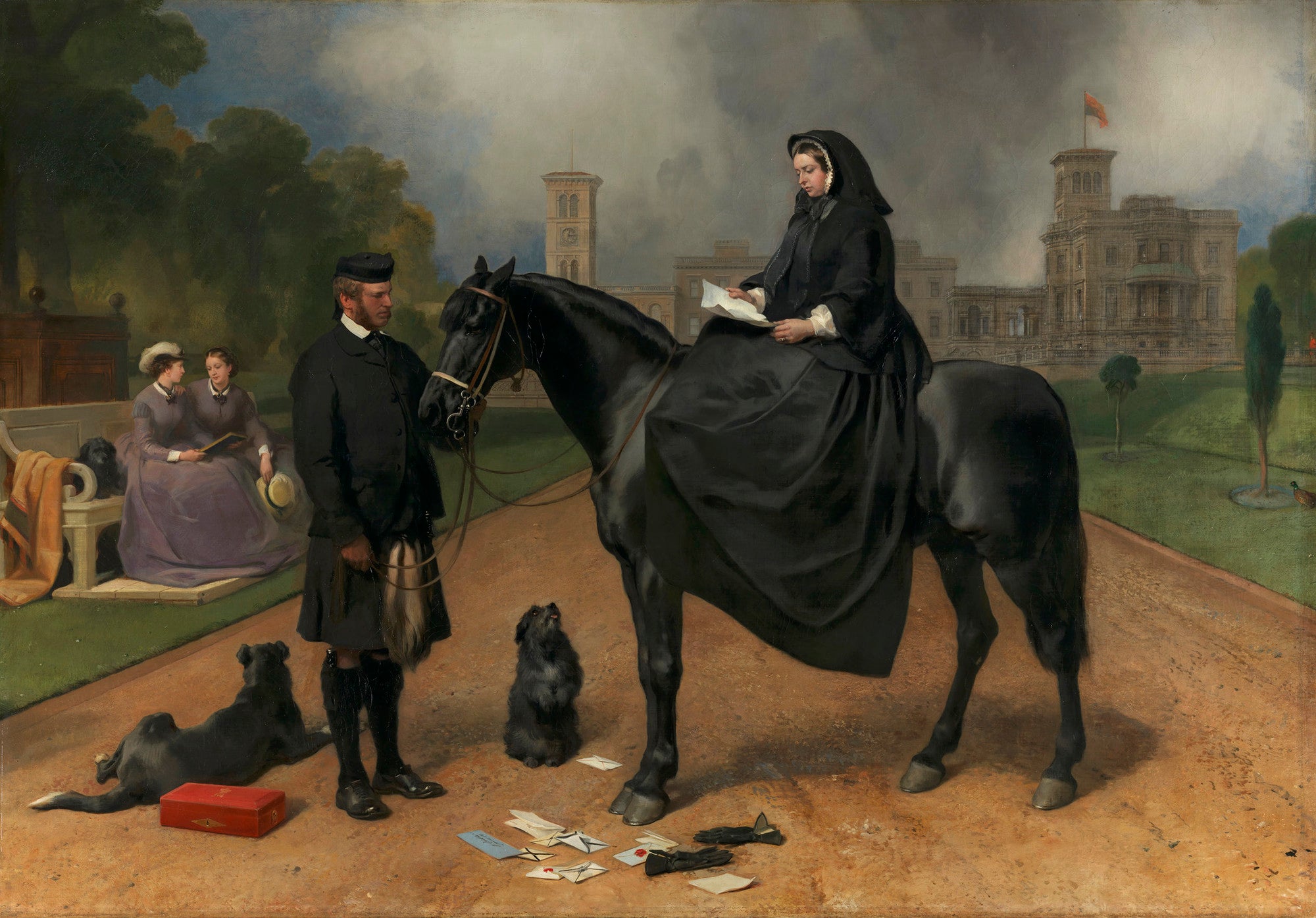 La reine Victoria à Osborne - Edwin Henry Landseer