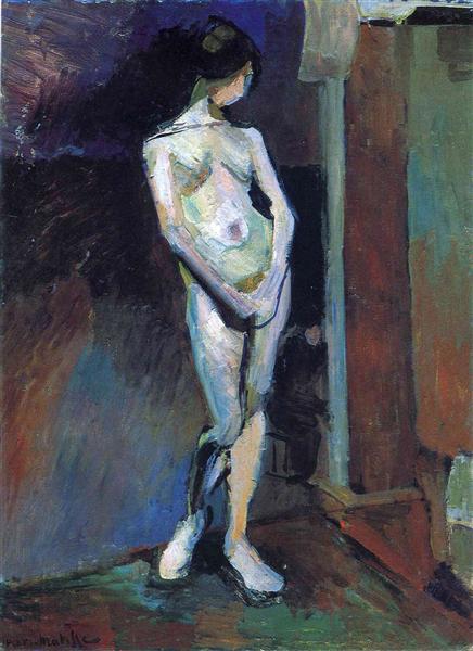 Reproduction du tableau « Académie bleue - Henri Matisse » par Alpha Reproduction en peinture à l’huile