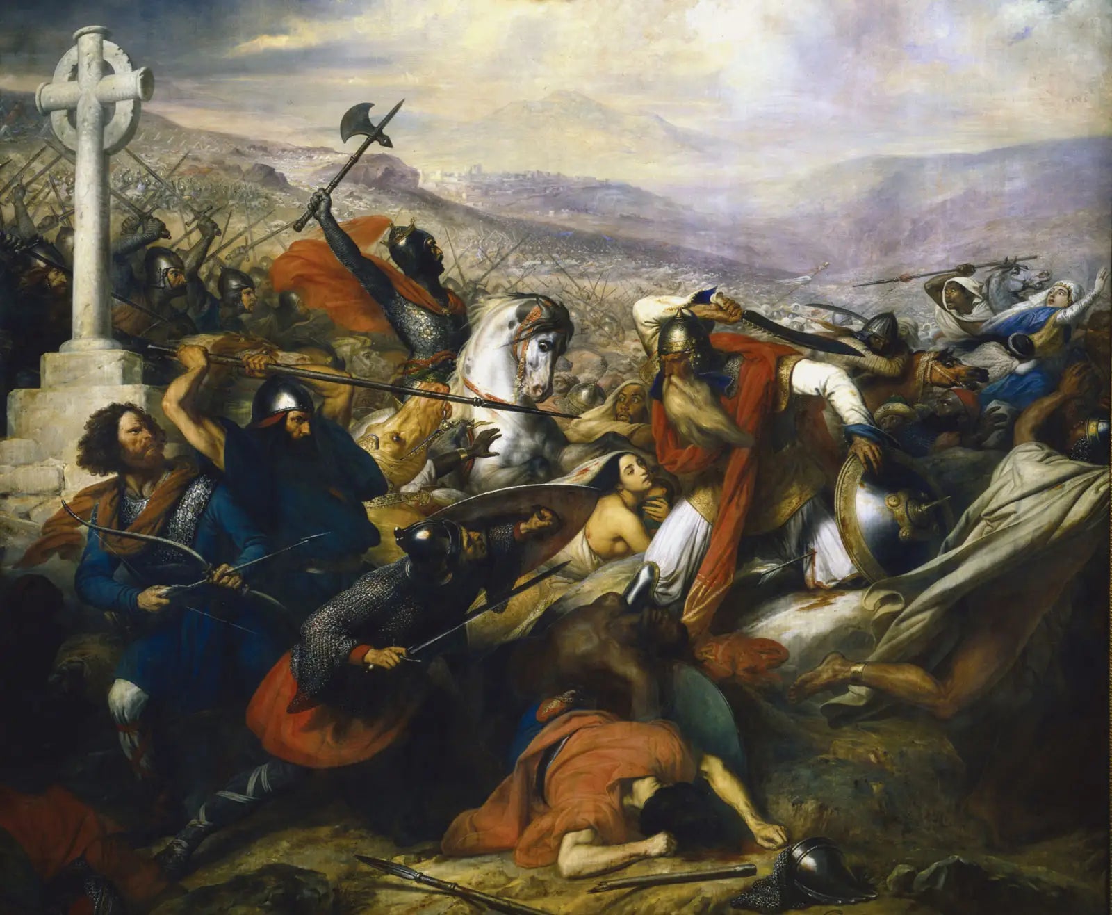 Bataille de Poitiers - Charles de Steuben - Alpha Reproduction