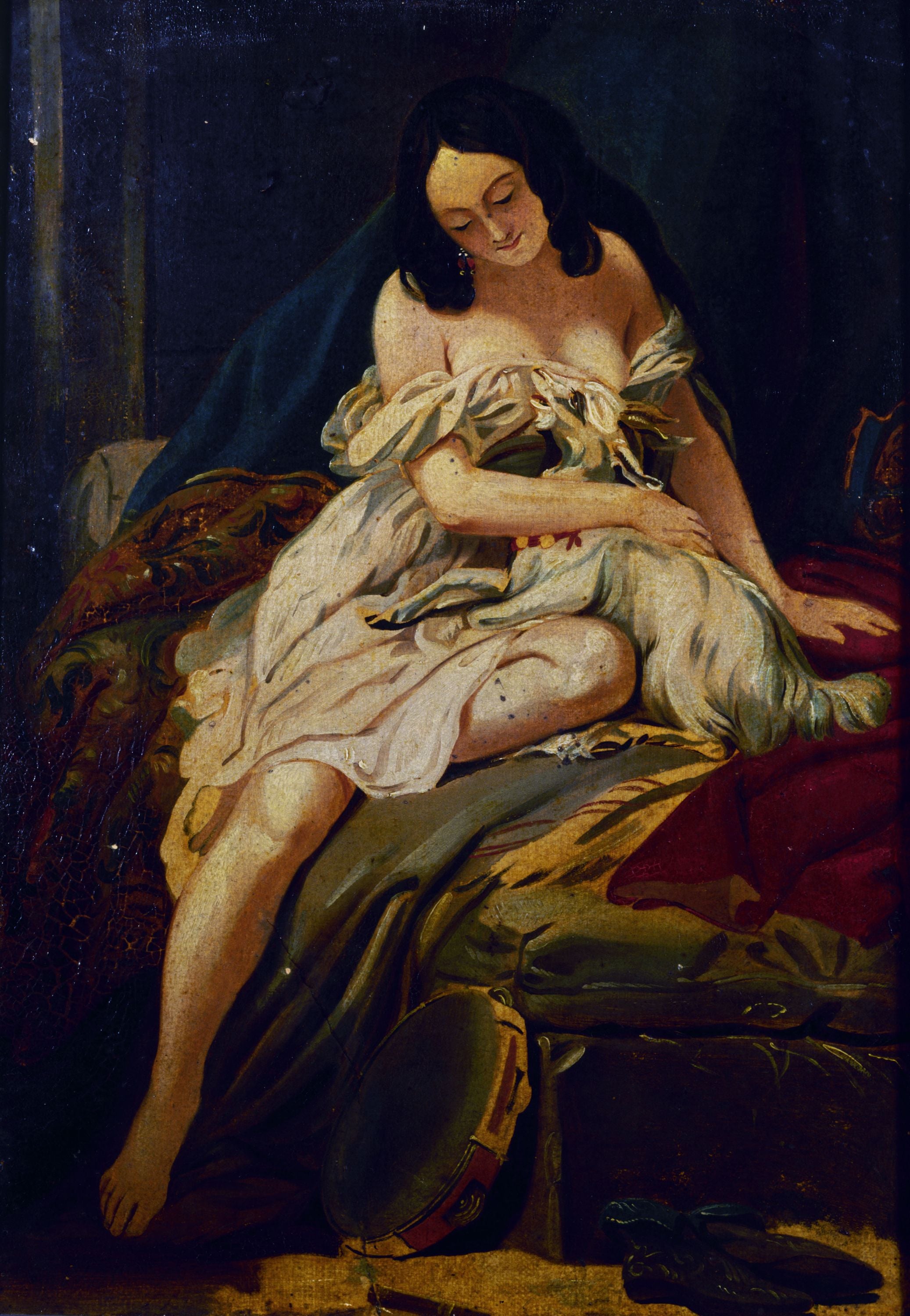 Esquisse pour le tableau "La Esmeralda et sa chèvre" - Charles de Steuben