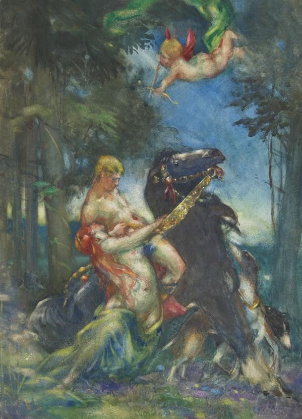 Étude pour Vénus et Adonis - Francis Cadell