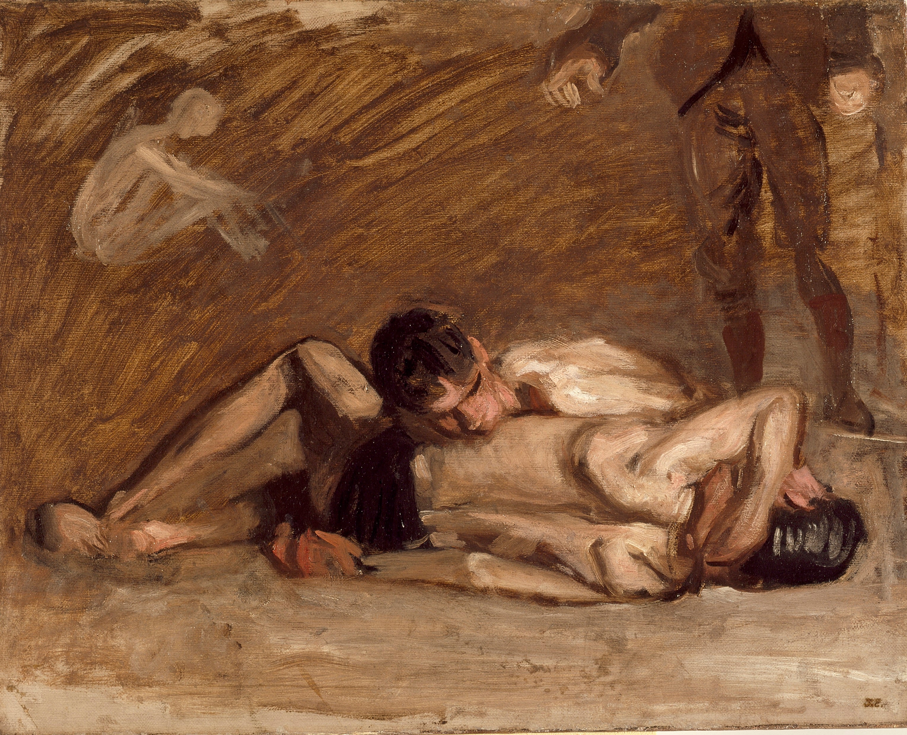 Lutteurs - Thomas Eakins