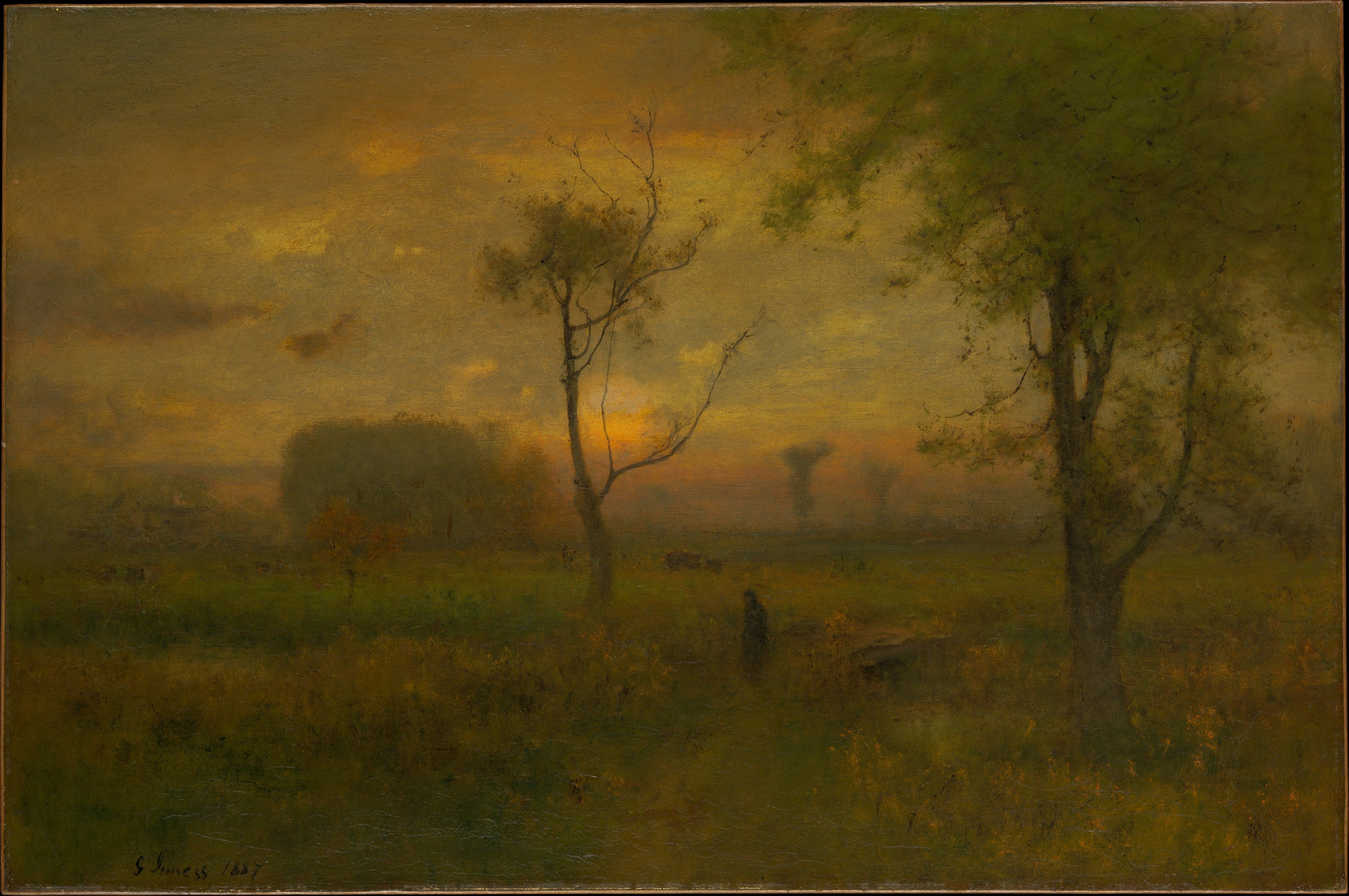 Lever du soleil - George Inness