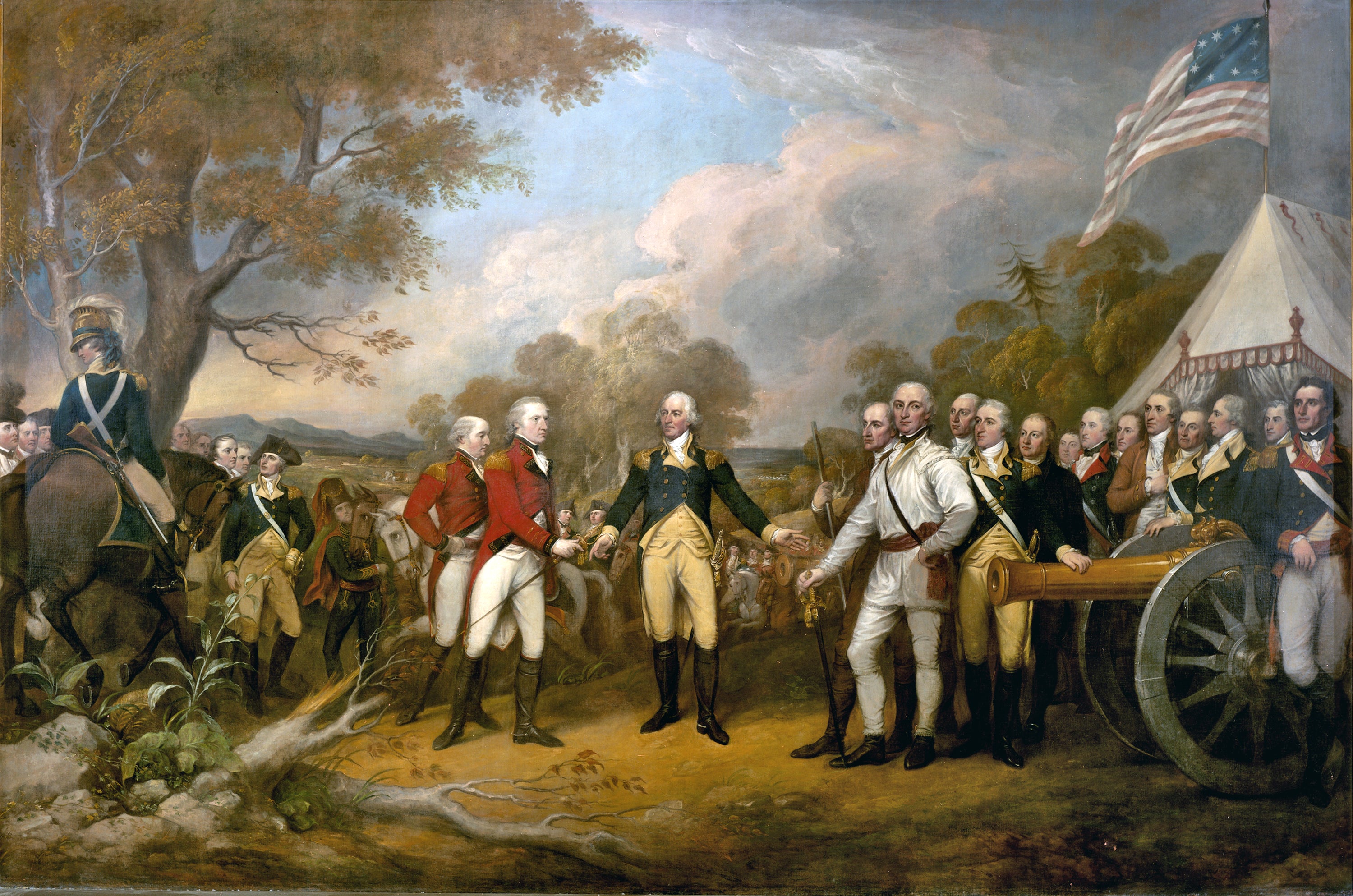 Reddition du Général Burgoyne - John Trumbull