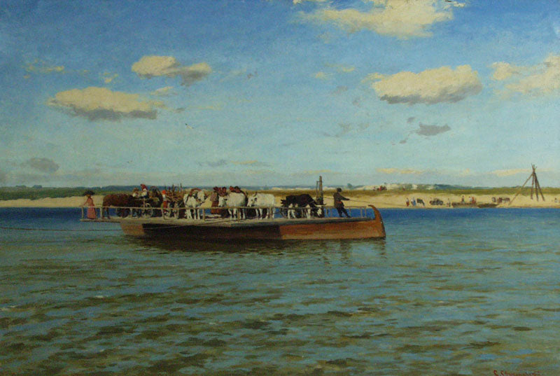 Le Bac sur le Dniepr - Serhiy Svitoslavsky