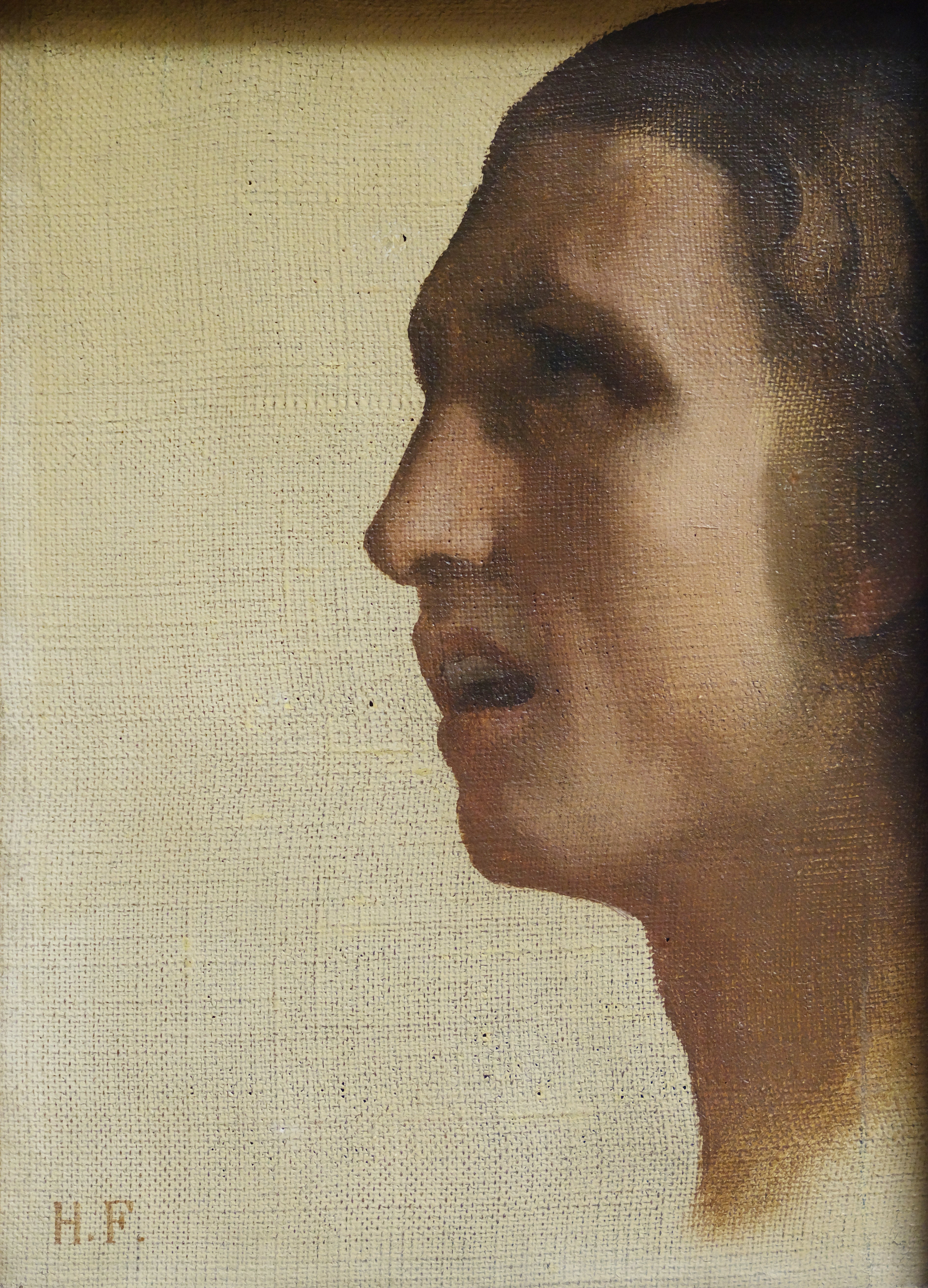 Tête d'homme de profil - Hippolyte Flandrin