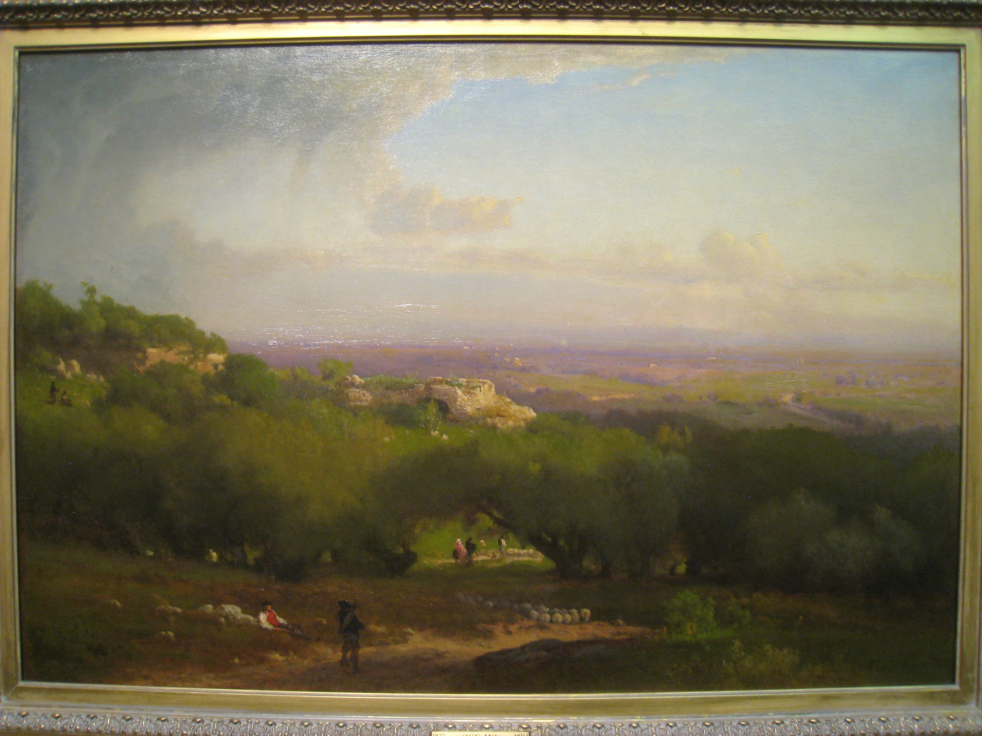 Les collines d'Alban - George Inness