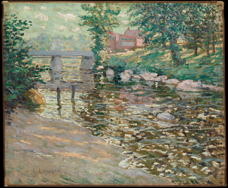 La rivière Bronx - Ernest Lawson