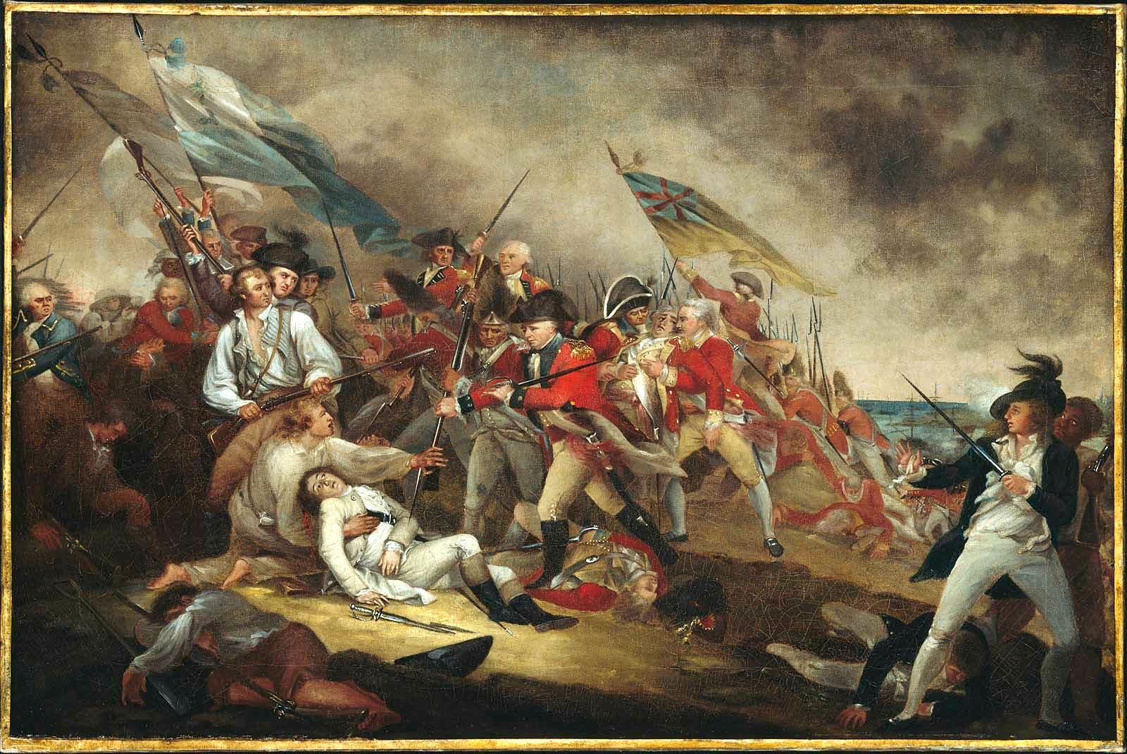 La mort du général Warren à la bataille de Bunker's Hill, le 17 juin 1775 - John Trumbull