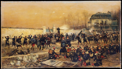 La Défense de Champigny - Édouard Detaille - Alpha Reproduction